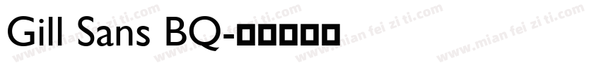 Gill Sans BQ字体转换